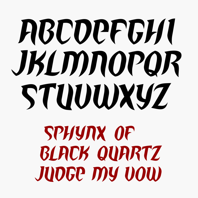 Blackheart Font